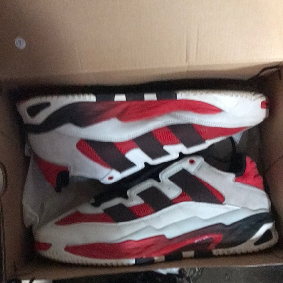 COPY - adidas Originals Red and Black Niteball - Picture 1 of 10